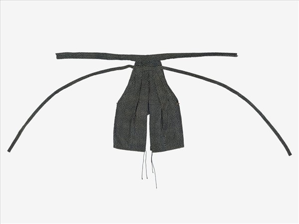 日本 黑地圓點袴