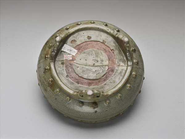 鈞窯 月白釉鼓式洗