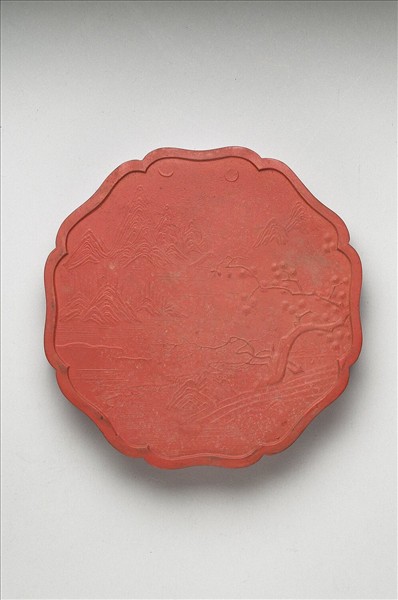 「天保九如」硃墨