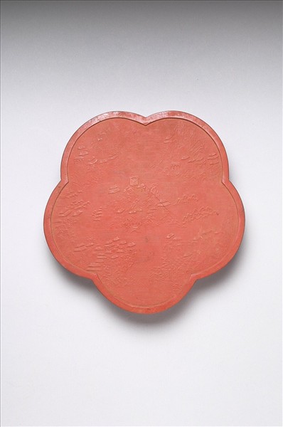 「山水清音」硃墨