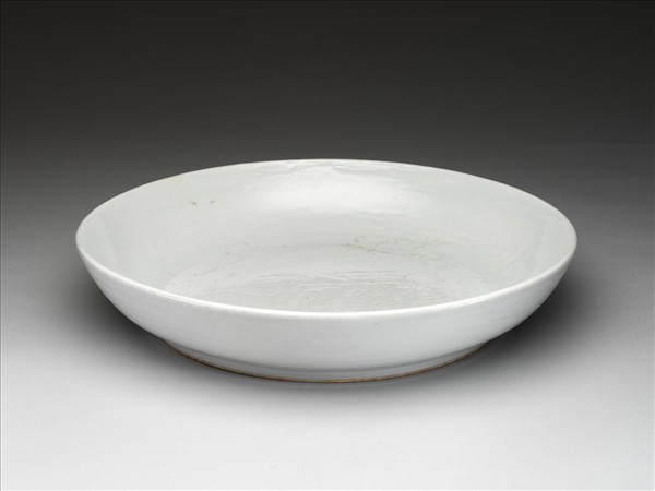 甜白釉盤