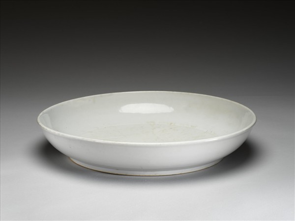 甜白釉盤