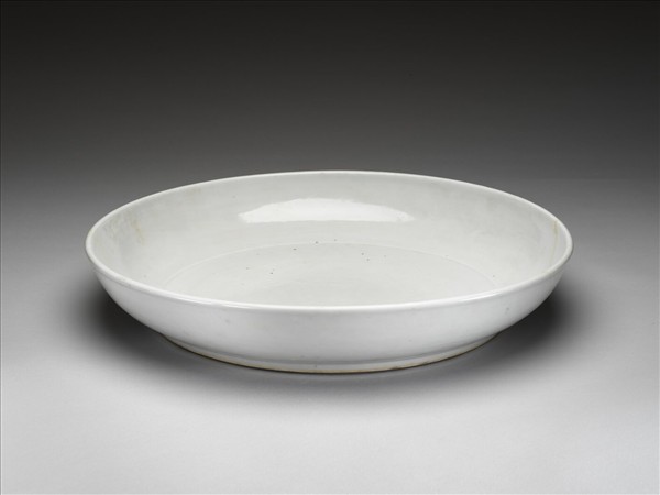 甜白釉盤