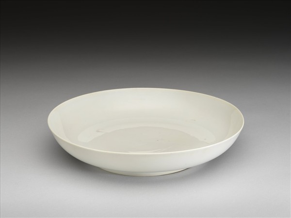 甜白釉盤