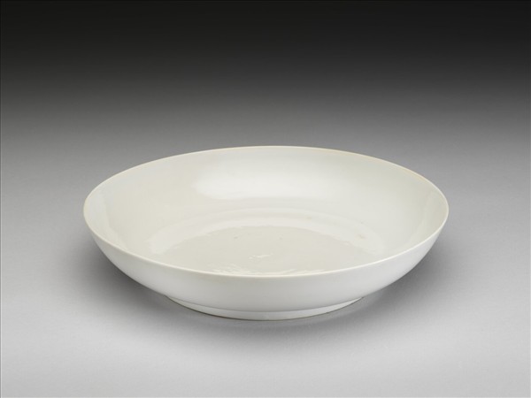 甜白釉盤