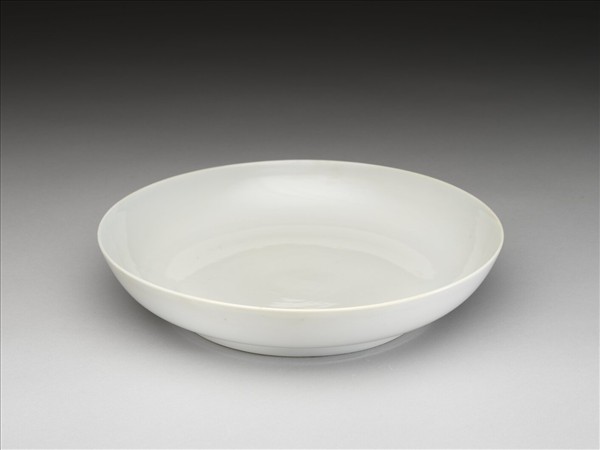 甜白釉盤