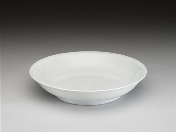 甜白釉盤