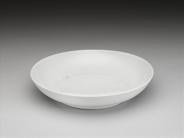 甜白釉盤
