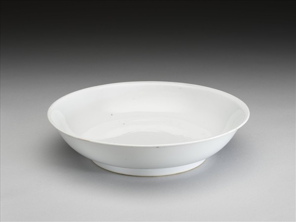 甜白釉盤