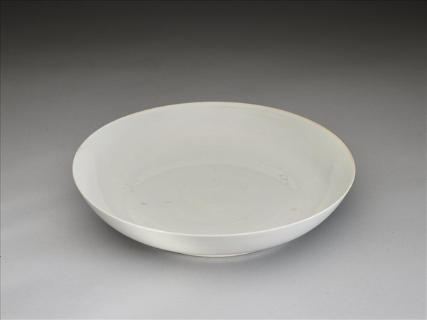 甜白釉盤