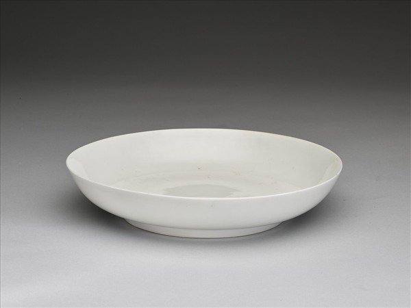 甜白釉盤