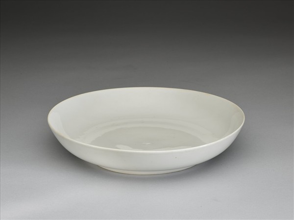 甜白釉盤