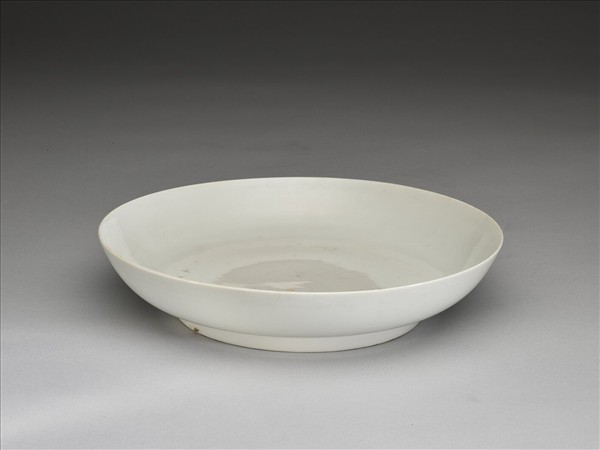 甜白釉盤