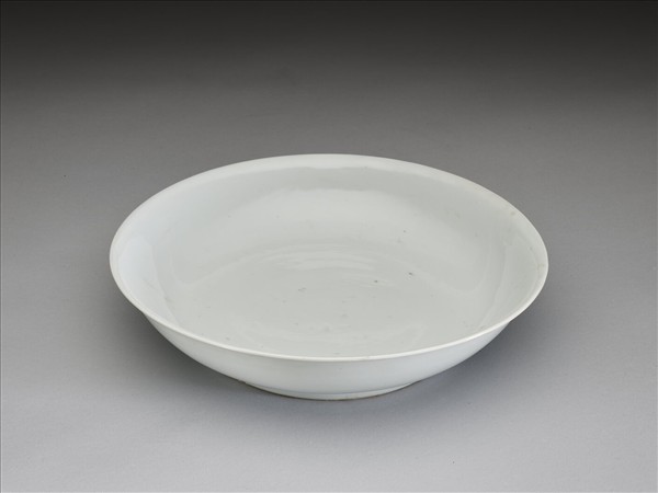 甜白釉盤