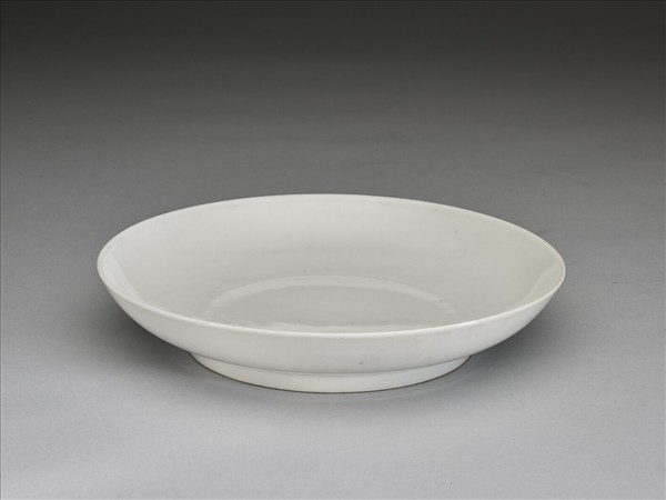 甜白釉盤