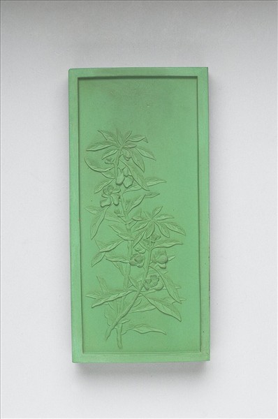 御詠花卉詩「鳳仙」綠墨