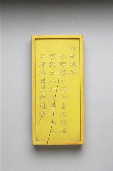 御詠花卉詩「蠟梅」黃墨