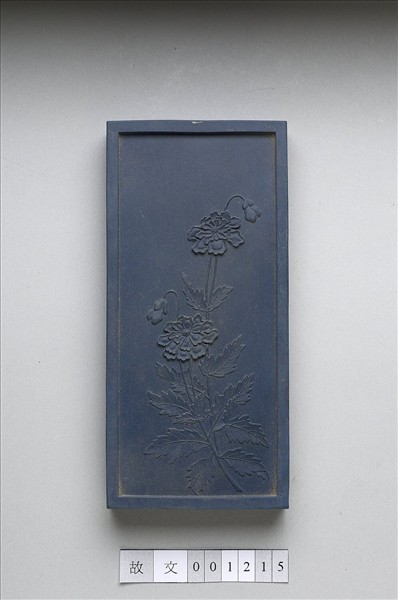 御詠花卉「罌粟」詩藍墨