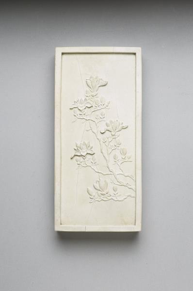 御詠花卉「玉蘭」詩白墨