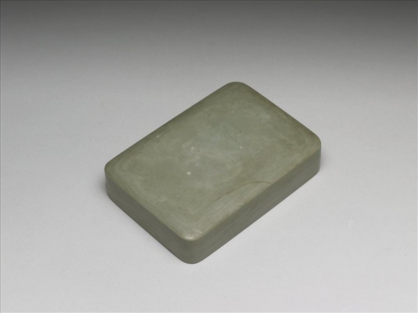 松花石長方形硯盒