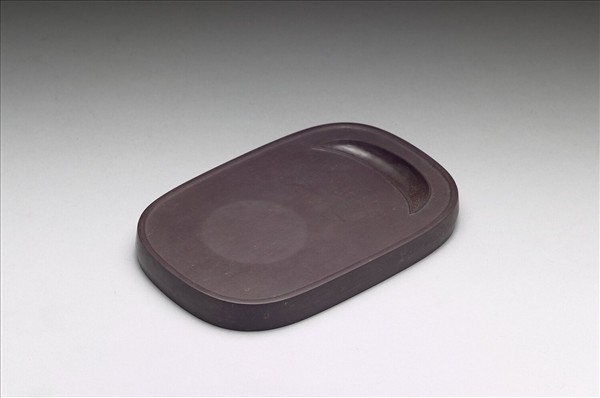 松花石玉蘭花竹硯