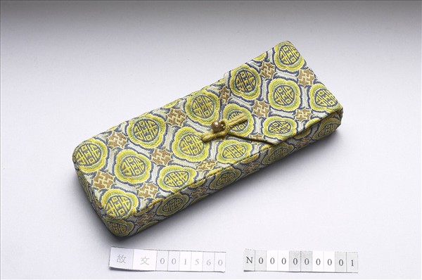 壽字紋織錦布套