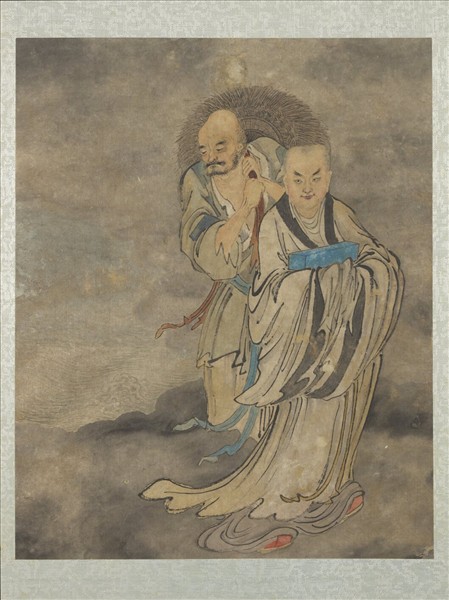 明鄭重十八應真像　冊　應真像（三）