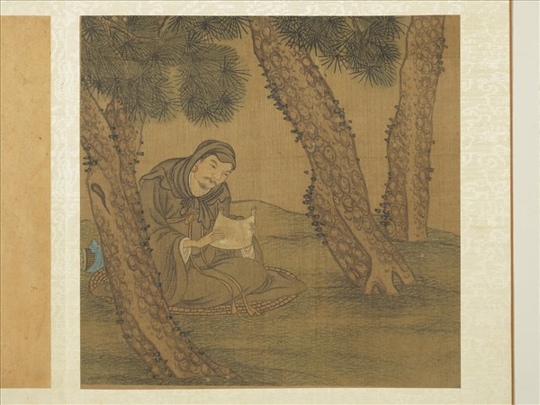 宋人十六應真像　冊　應真像（二）