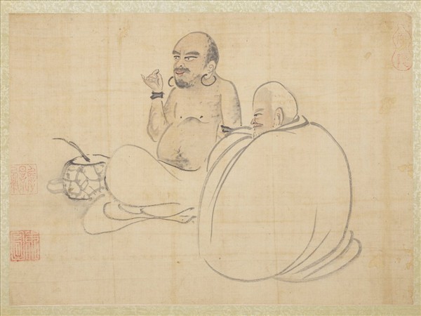 元人畫十八應真像　冊　應真（九）