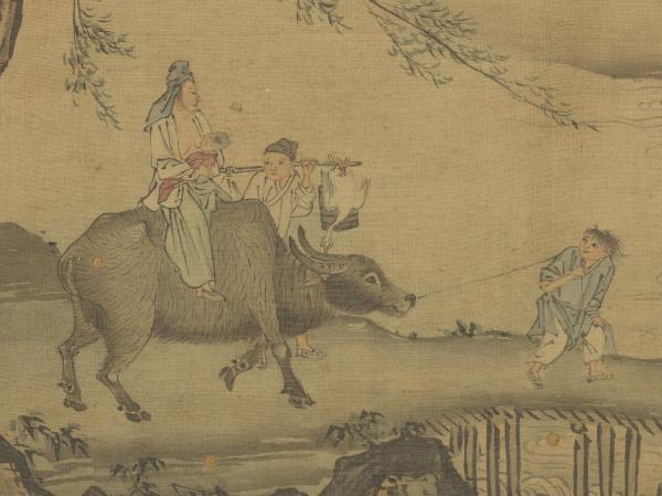 明戴進太平樂事　冊　騎牛