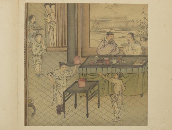 明戴進太平樂事　冊　戲耍