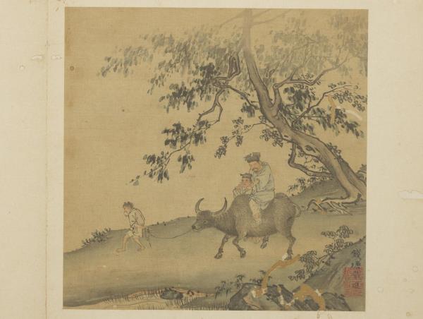 明戴進太平樂事　冊　牧歸