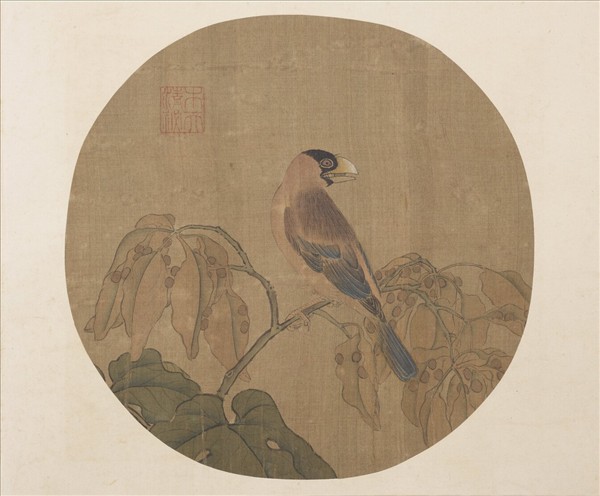 明宣德寶繪　冊　桐實文鳥