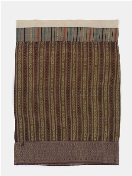 寮國 儀式用織錦筒裙