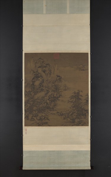 宋人岷山晴雪　軸