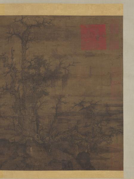 宋人小寒林圖　軸