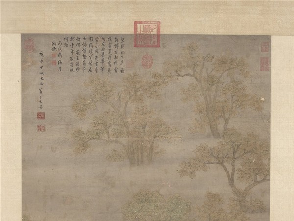 明崔子忠桐陰博古圖　軸