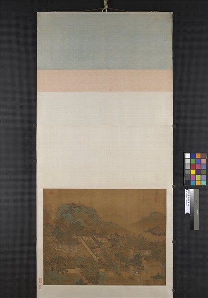 明仇英園林清課圖　軸