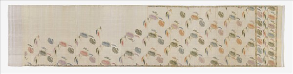 印度 黃地中國風裝飾紗麗