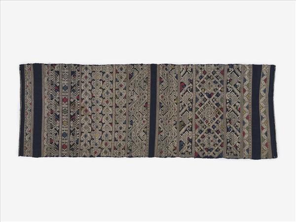 寮國 儀式織錦用布