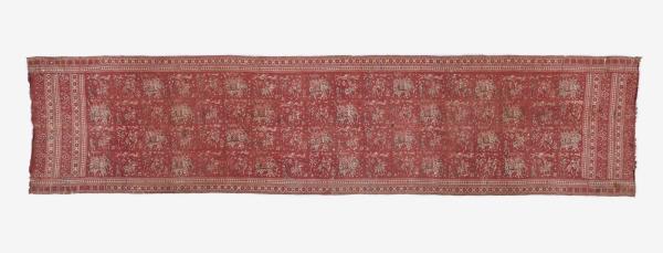 印度 狩獵紋印花布