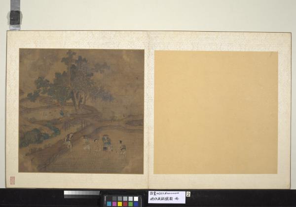 明仇英耕織圖　冊　插秧