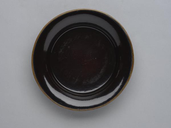 日本和歌紋海棠形鐵茶釜- 故宮