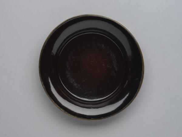 宋至金 黑漆小碟