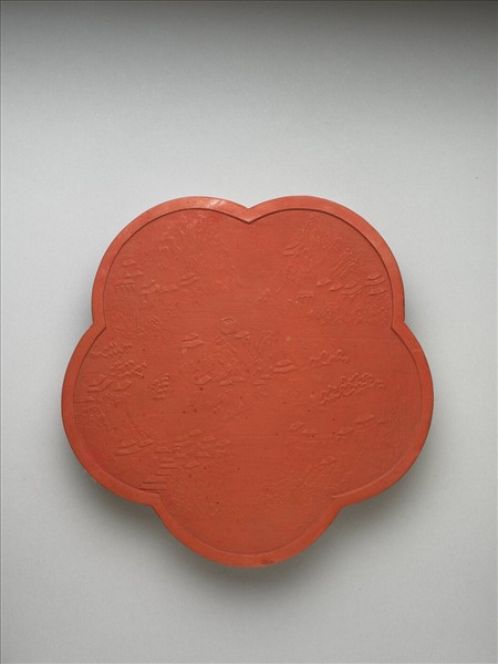 「山水清音」硃墨