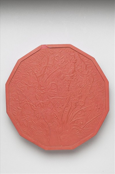 「七香圖」硃墨