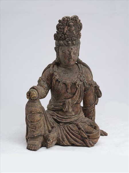 遼代觀音菩薩坐像木雕