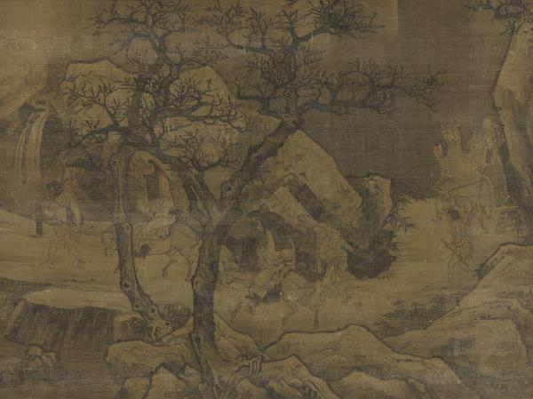 元人太行雪霽圖　軸