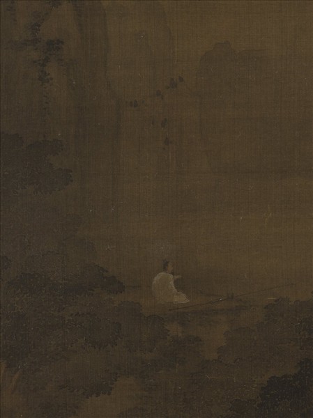 元人畫山水　軸