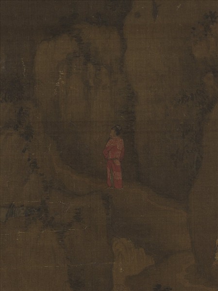 元人畫山水　軸